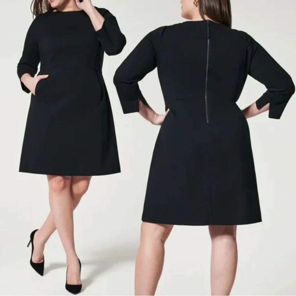 Spanx Perfect Shift Dress - Black 1X